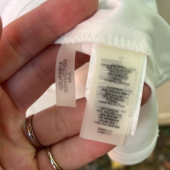 Guess Black/White scalloped Lace Illusion Scoop Neck Midi Bodycon dress - Picture 4 of 6